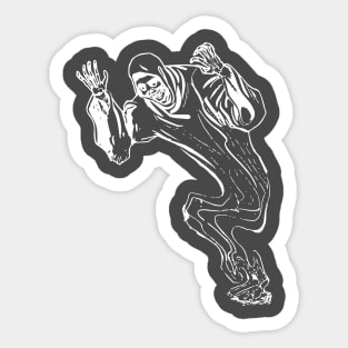 Creepy Ghost Sticker